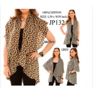 $14.99 Shawl Cardigan w/ Draped Collar - Leopard Print @Fashion-bag.com - Clothes I Like