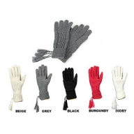 Glove - Knitted Gloves with Tassel @Fashion-bag.com - Gloves