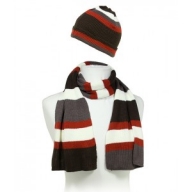 $9.99 Hat & Scarf Set - Cashmere Feel Knitted Muffler Set @Fashion-bag.com - Scarf