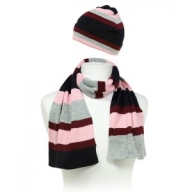 $9.99 Hat & Scarf Set - Cashmere Feel Knitted Muffler Set @Fashion-bag.com - Scarf