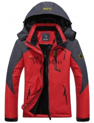 Men's warm fleece inside wind-resistant waterproof jacket. It is versatility for the solution to year-round weather conditions. - wantdoskijacket