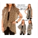 $14.99 Shawl Cardigan w/ Draped Collar - Leopard Print @Fashion-bag.com