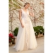 $228 Wedding Dress - Sheer Laces Long Fitted A-line Floor Drape Ruffles Gown - CH-NAE474 @FashionGoGo.com