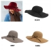Wool Felt Big Brim Hats @Fashion-bag.com