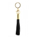 Key Chain - Leather Tassel - Black @Fashion-bag.com