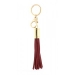 Key Chain - Leather Tassel - Burgundy @Fashion-bag.com