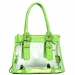 58% off Clear PVC Tote Bag w/ Croc Embossed Patent Leather-like Trim (BG-CLR002GN) $24.95 - BagSteals.com - Bag Deals of the Day