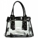 58% off Clear PVC Tote Bag w/ Croc Embossed Patent Leather-like Trim (BG-CLR002BK) $24.95 - BagSteals.com - Bag Deals of the Day