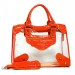 57% off Clear PVC Tote Bag w/ Croc Embossed Patent Leather-like Trim (BG-CLR001OG) $29.95 - BagSteals.com - Bag Deals of the Day