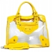 57% off Clear PVC Tote Bag w/ Croc Embossed Patent Leather-like Trim (BG-CLR001MUS ) $29.95 - BagSteals.com - Bag Deals of the Day